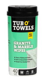 FedPro RTW40GR Tub O Towels Granite & Marble Wipes 40Ct