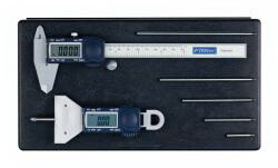 Fowler High Precision 74004255 Xtra Value Depth Gage &Amp; Polycal Kit
