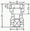 Grey Pneumatic 3223C Skt 3/4" Drive X 1-1/2" X 13/16" Square, Price/EACH