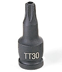 Grey Pneumatic 910TT Skt 1/4" Dr X Tt10 Tamper Proof Torx Dri