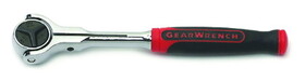 GearWrench 81224 Ratchet 1/4" Dr Cush Grp Roto