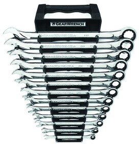 GearWrench 85199 Wrench Set Combo Ratch 12 Pt Sae Xl13 P
