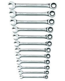 GearWrench 85597 Wrench Set Open End Ratch Met 12 Pt 12 P