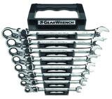 GearWrench 85798 Wrench Set Xl Lock Rtch Flex Sae 12 Pt