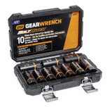 Apex Tool Group GWR86071 Extraction Skt Set 10Pc 1/2