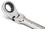 Apex Tool Group 9707 Wrench Comb Ratch Flex 7/16 12 Pt, Price/each