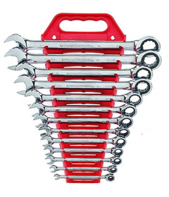 GearWrench 9312 Wrench Set Combo Ratch Sae 12 Pt 13 Pc