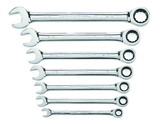 GearWrench 9317 Wrench Set Combo Ratch Sae 12 Pt 7 Pc