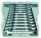 GearWrench 9412 Wrench Set Combo Ratch Met 12 Pt 12 Pc