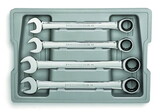 GearWrench 9413 Wrench Set Lg Combo Ratch Met 12 Pt 4 P