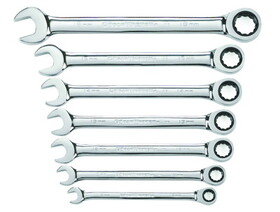 GearWrench 9417 Wrench Set Como Ratch Sae 12 Pt 7 Pc