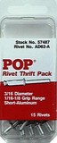 STANLEY 57487 Rivet Pop Ad62-Abs 1/16To1/8, 3/16