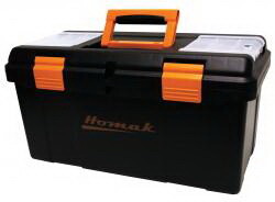 Homak BK00122006 23" Plas Tool Bx W/Tray & Dividers