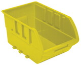 Homak HMHA01001595 Single Plastic Bin Sngl Lrg-Yellow