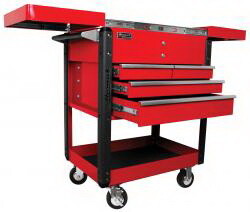 Homak RD06043500 35" Pro Series 4 Drawer Service Cart