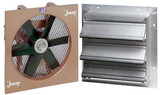 Jenny Products D1625X-A16 Fan Direct Drive 1/4Hp Exprf W/Shutter