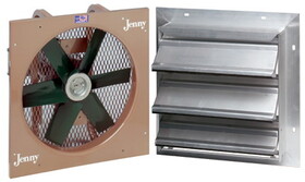 Jenny Products D1625X-A16 Fan Direct Drive 1/4Hp Exprf W/Shutter