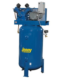 Jenny W5B80V-1-230 Compressor , 5Hp, 230/1Ph, 175Psi, 80G