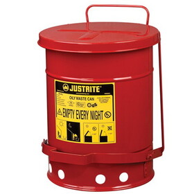 Justrite Oily Waste Can - 6 Gallon