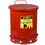 Justrite 09500 Oily Waste Can W/Foot Lever, 14 Gal. Red, Price/EACH