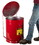 Justrite 09700 Oily Waste Can, W/Foot Lever, 21 Gal. R, Price/EACH
