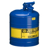 Justrite Sfty Can Blue 5 Gal Type 1