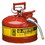 Justrite 7225120 Safety Can, 2.5 Gal. Red, Type Ii W/5/8, Price/EACH