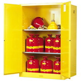 Justrite 899000 Safety Cabinet, 90 Gal. Ex Classic, Yel