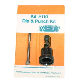 Kett Tool 110 Punch & Die Kit F/1020 Nibbler Attach