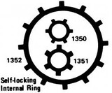 Apex Tool Group Snap Ring Self Locking Int 20Pk*