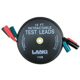 Lang Tools 1129 Three (3) 10' Ea Retract Test Leads