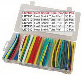 Lisle LI27180 Heat Shrink Tube 1/16" 60Pcs