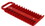 Lisle 40120 Socket Holder Red 1/4":, Price/EACH