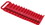 Lisle 40200 Socket Holder Red 3/8" Large, Price/EACH