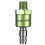 Legacy Manufacturing LMA53440FZBS Plug Ball Swivel 1/4 Mnpt 1/4 Body Green, Price/each