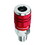 Legacy Manufacturing A73420D Coupler Type D Red 1/4" M Npt, Price/EACH