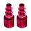 Legacy Manufacturing A73430D-2PK Plug Type D Red 1/4" F Npt 2Pk, Price/PACKAGE