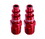 Legacy Manufacturing A73440D-2PK Plug Type D Red 1/4" M Npt (2Pk), Price/PACKAGE