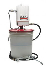 Lincoln 989 Greasepump, Air-Op Pwr-Luber 5G Pail Size