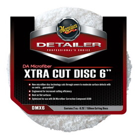Meguiar's MGDMX6 Da Microfiber Xtra Cut Disc 6" 2Pk