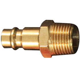 Milton 762 Plug Hi Flo V-Style 3/8" Mnpt Brass