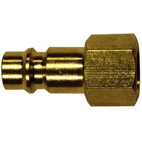Milton 763 Plug Hi Flo V Style 3/8" Fnpt Brass - Ea