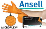 Ansell Mega Texture Orange Nitrile Xl