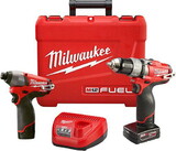 Milwaukee Drill/Imp Drvr M12 Fuel 2-Tool Comb Kit