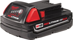 Milwaukee Electric Tool 48-11-1820 Battery 18V Red Lithion 2.0Amp