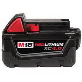 Milwaukee Electric Tool 48-11-1840 Battery 18V Red Lithion 4.0Amp Battery