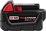 Milwaukee M18 Red Lithium 5.0 Ah Battery
