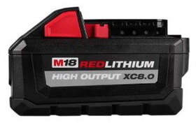 Milwaukee Elec Tool Battery M18 Red Lith High Output Xc8.0