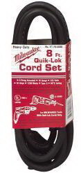 Milwaukee 48-76-4008 Cord Set 8' Quik-Lok