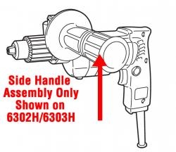 Makita MP122593-8 Handle Side Assy For 1/2" Drill